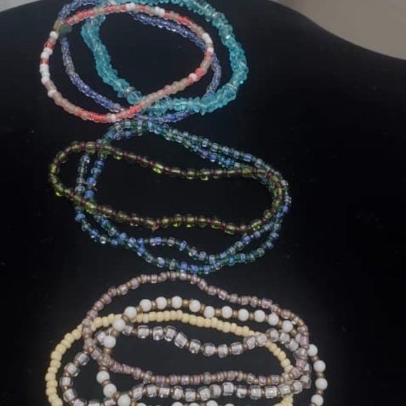 Bohemian Rhinestone Style Colorful Bracelets 🌴 - Picture 3 of 3